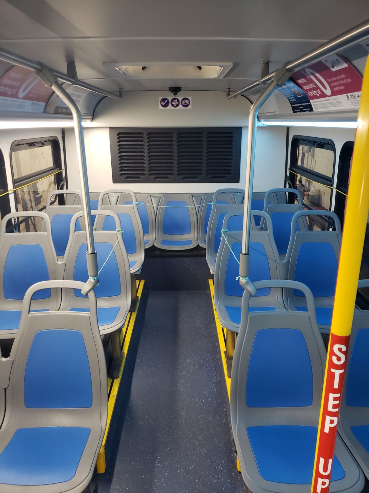 Bus interior